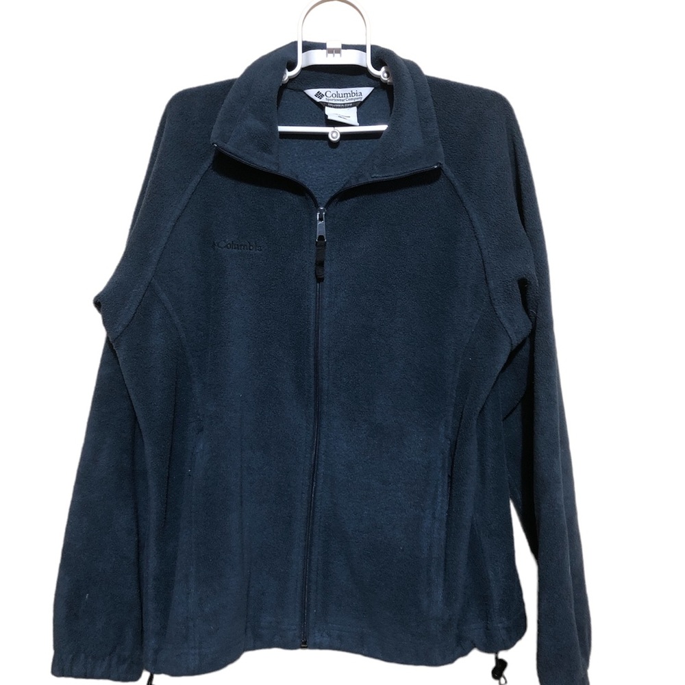 Columbia Sportswear Fleece Jacket Women Small Blue Full Zip-up